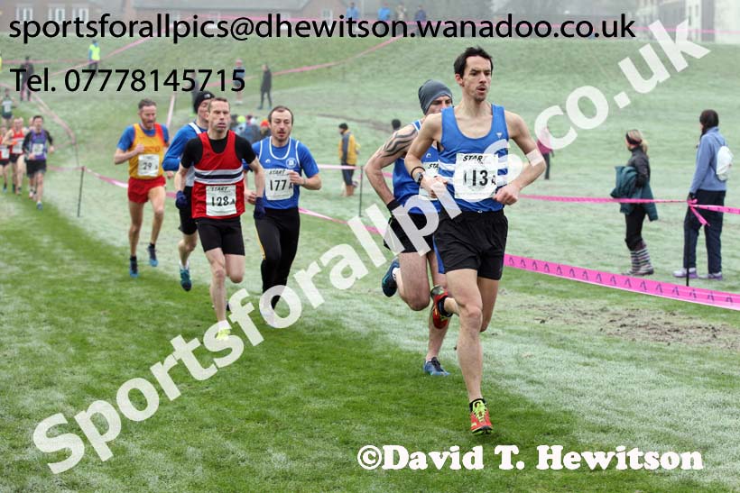 Veterans race, Durham Cathedral Cross Country Relays. Photo: David T. Hewitson/Sports for All Pics